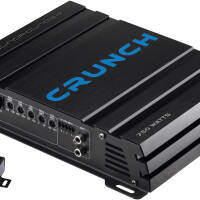 Crunch GPX750.1D - wzmacniacz jednokanałowy, moc RMS 1x375 Wat przy 1 Ohm